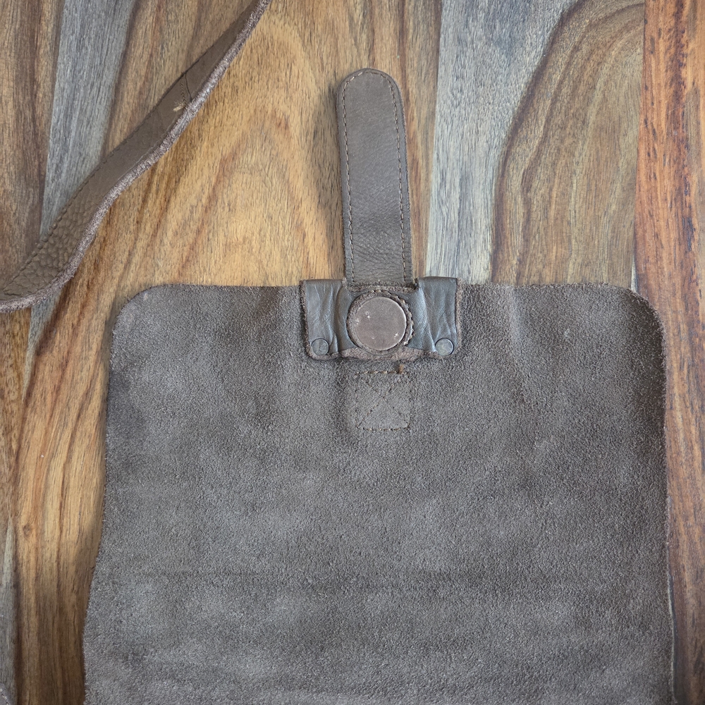 Magnetic Harbour 2nd Women's Chocolate Brown Leather Crossbody Bag Adjustable - Picture 12 of 14